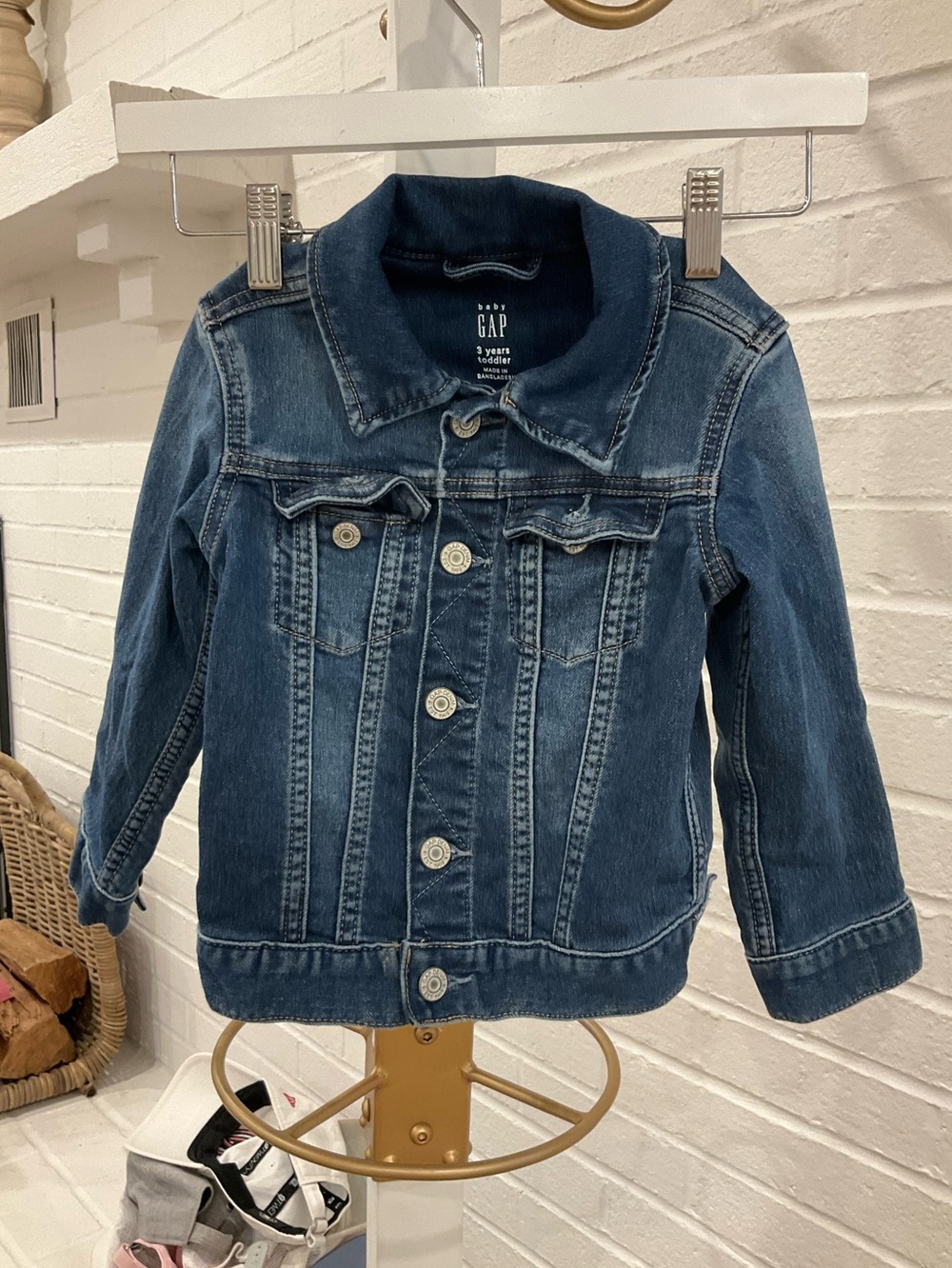 GAP Kids Dark Blue Denim Jacket